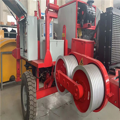 SA-QY60 Bull-roda diesel 6 Ton Cable Pulling Stringing Equipment