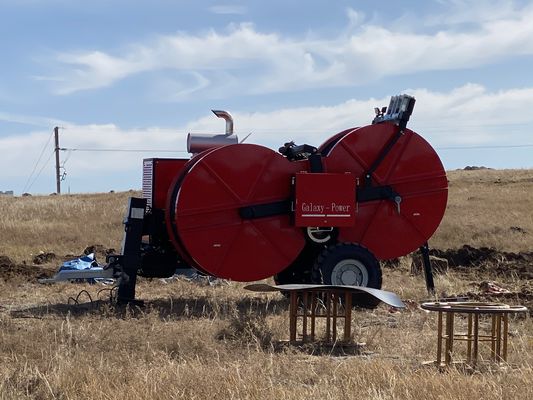 1x90kN Tireiro e tensor de condutor hidráulico de cabo de alta qualidade para cordas de linha de energia