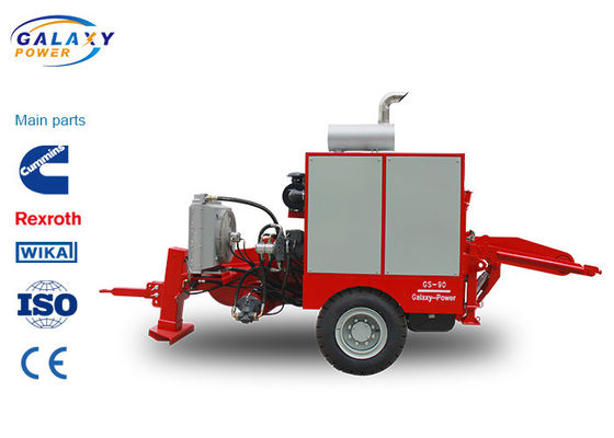 Tração intermitente máxima 90kN da polia hidráulica de imported 118kw 158hp do motor