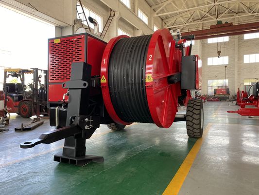 1x90kN Tireiro e tensor de condutor hidráulico de cabo de alta qualidade para cordas de linha de energia