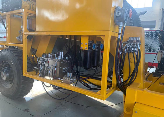 Maestro Stringing Equipment With imported Engine do pacote da linha de alta tensão de 500KV 2x80KN