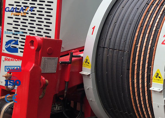 tensor hidráulico Max Intermittent Tension 2x45/1x90kN de 77kw 103hp imported Engine que amarra o equipamento