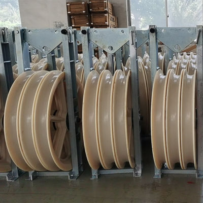 Bloco de cordas de condutor de alumínio de folha de nylon para construção de linhas elétricas