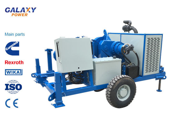 Extrator hidráulico subterrâneo da máquina 49.2hp 100kN da cor azul do ISO