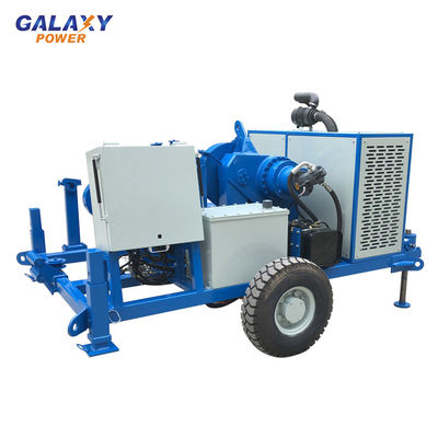 Cabo subterrâneo máximo da força 100kn da tração que puxa o extrator hidráulico do equipamento 49.2hp