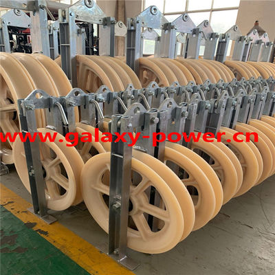 Grande linha de nylon ferramenta de Bundle Pulley Transmission do condutor do diâmetro 916x110mm única