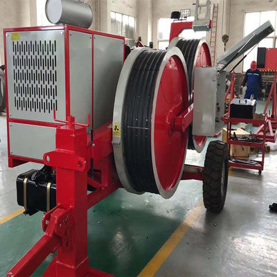 5 máquina do tensor de Wire Hydraulic Cable do condutor dos sulcos 1x40KN 4T Relese