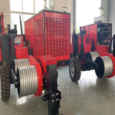 Amarrando a linha aérea 15 máquina hidráulica do extrator do cabo de Ton Diesel