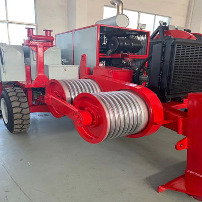 Puxar o cabo 8 de 330KV ADSS sulca a linha elétrica 90KN que amarra o equipamento