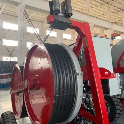 Única gasolina 3 Ton Power Line Stringing Equipment do pacote 12kw (16hp)
