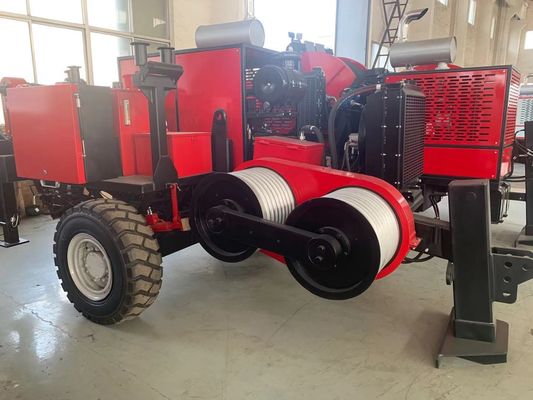 Linha de transmissão de 12 toneladas do cabo de Max Puller ADSS que amarra o equipamento