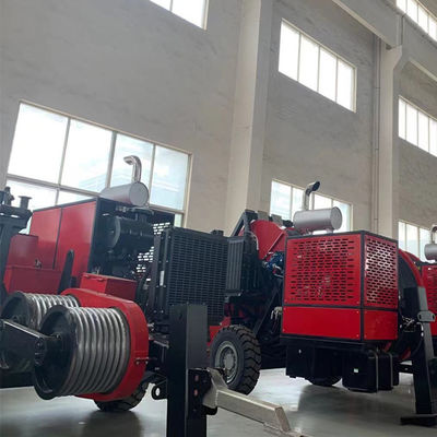 4 cabo hidráulico diesel do condutor 28T do pacote que puxa amarrando o equipamento