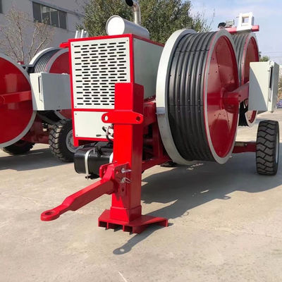 Linha aérea 4 Ton Diesel Hydraulic Cable Tensioner que amarra o equipamento