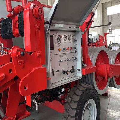 16 Ton Bull-Wheel 10 sulcam o equipamento de amarração aéreo do extrator hidráulico