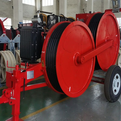 Linha aérea do reverso de 4 Ton Hydraulic Tensioner With que amarra a máquina