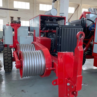 118KW (158hp) Max Pull Force 9 Ton Transmission Line Stringing Equipment