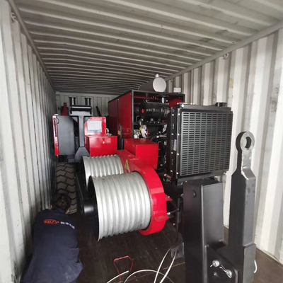 Aerical que amarra (320hp) 22T a máquina hidráulica do guincho do extrator do cabo 239KW