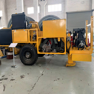 Linha aérea 14 tensor do cabo de Ton Hydraulic Brake ADSS que amarra a máquina