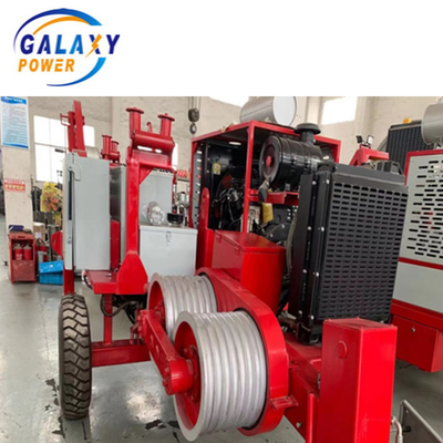 77kw diesel 103hp 400mm Bull 4 Ton Transmission Line Stringing Equipment
