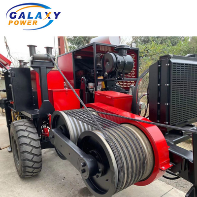 Linha aérea tensor do extrator de 118kw que amarra o extrator hidráulico do cabo do equipamento 90KN