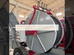 Equipamento para Estiramento de Cabos de Linhas de Transmissão Aéreas 90KN e Manípulo Operacional Rexroth Alemão
